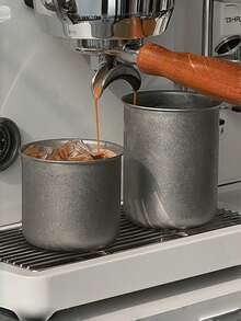 1 件复古不锈钢杯，工业风格水杯，果汁或冰饮料杯，哑光不锈钢咖啡杯 - 銀色 - 查看 8