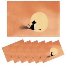 Placemats, Colorful Balloon Linen Placemats, Holiday Placemats, Wedding Placemats, Food Mats, Restaurant Supplies, Outdoor Picnic Placemats, Suitable For Restaurants, Kitchens, Outdoor, Picnics, Weddings, Holidays