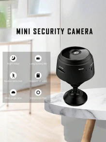 Nueva Cámara de Seguridad Inalámbrica Inteligente Compacta para Mascotas, con Visión Nocturna para el Hogar, Conectada a Teléfono Inteligente, Monitor Wi-Fi para Mascotas (Perro/Gato) para Uso en Interiores, Ventosa, Sin Necesidad de Taladrar, Mini Cámara HD 1080P con Cámara de Seguridad WiFi, Batería Recargable, Fácil de Instalar, Controlada por Aplicación, Detección de Movimiento, Cámara Niñera para Adolescentes, Mascotas, Oficina, Visualización Remota con Aplicación para Teléfono iOS/Android