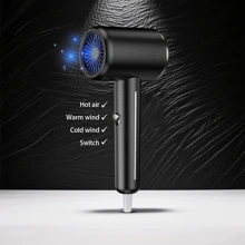 2200W Professional Hair Dryer - Powerful, Fast Drying Hair Dryer With Hot & Cold Air, Consistent Temperature Care, Suitable For Home, Travel, Hotel, And Salon Use