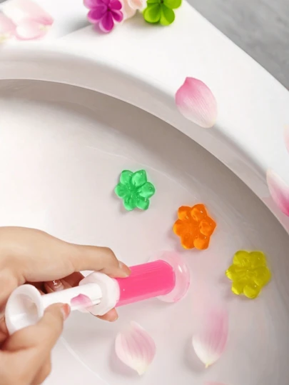 1个装厕所花香浴室除臭剂，马桶清洁剂替换装，清洁用品，厕所清洁工具