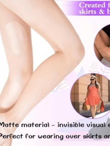 20/10pcs Anti-Chafing Thigh Bands, TPU & Non-Woven Fabric Self-Adhesive Transparent Invisible Thigh Protectors, Sweat-Absorbent Comfortable Body Patches, Prevent Friction - Multicolor - View 4