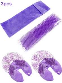 2pcs/3pcs Lactating Girl With Gel Ice Pack Chest Patch And Perineal Cooling Pad-Cold Compress Microwave Oven Heating Dual-Use Ice Compress Hot Compress,Pregnancy Relief|Comfortable Fit|Soft Texture,Ideal Postpartum Gift For Christmas/Halloween,Gift For Maternity,Postpartum Essentials