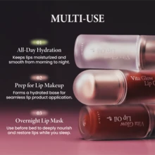 Vita Glow Lip Oil With Vitamin E & Ceramide - Nourishing & Revitalizing Dry, Chapped Lips With Long Lasting Moisturization - Vegan Korean Skin Care Lip Treatment - 4 Ml / 0.13 Fl. Oz. (Dreamy Olive) - Clear - View 5