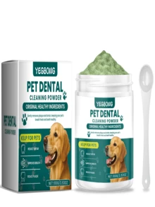 1pc/100g 狗狗牙齿清洁粉，均衡配方，消除口臭，小苏打宠物牙粉，减少口臭和牙垢，牙膏替代品，适用于宠物口腔护理，深层清洁食物残渣，温和去除软牙菌斑，不损伤牙釉质，保持宠物牙齿清洁健康 - 彩色 - 查看 8