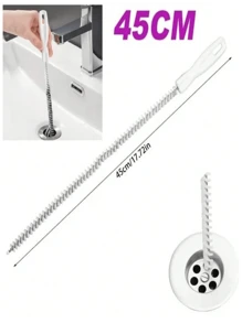 1 Brush For Removing Hair Obstructions In The Drain Of The Plumber's Sink, A Brush For Cleaning The Space Between The Shower Head And The Bathtub, A Bathroom Floor Drain Cleaner, A Flexible Brush For Cleaning The Drainage Pipes, Tools For Unclogging, Pet Hair Removal, Cleaning Accessories For Bathrooms, Kitchens, And Dressing Tables,