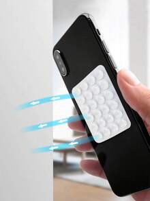 硅胶手机粘性手柄，硅胶手机支架，粘性手机壳，免提手机配件，1/2/4/5/10/50/100 片装，多功能手机配件，适用于自拍和视频拍摄，免提手机支架，适用于所有型号