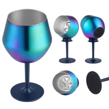 2 In 1 Stainless Steel Thermal Cup For Gin Wine Drink Beverages