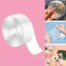 Nano Bubble Wrap Stress Relief Squeezing Toy DIY Homemade Transparent Double-Sided Adhesive Tape