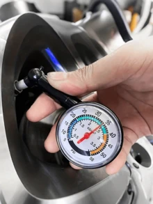 High Precision Multifunctional Car Tire Pressure Gauge - Mechanical Air Pressure Meter For Emergency Detection - Default - View 2