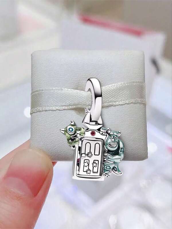 1 pieza Cuentas de monstruo de dibujos animados para pulseras de mujeres, brazaletes DIY de joyería, buenos para fiestas