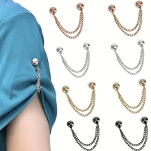 2/3/4/6/8/10/12pcs Magnetic Waist Cincher Clips, Adjustable T-Shirt Hem Clips, Perfect Fit, Metal Snap Buttons, Available In White/Gold/Black