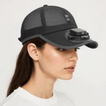 Gorra de béisbol con ventilador solar, gorra de béisbol con malla y ventilador solar, sombrero de sol ventilado con ventilador recargable por solar o USB para hombres y mujeres, adecuado para deportes al aire libre, campamento, pesca y senderismo - Multicolor - Ver 3