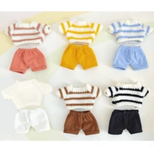 Doll Striped Sweater Set: Cute And Comfortable Striped Sweater And Pants, Suitable For All Labubo Dolls, Available In Multiple Colors. - Multicolor - View 2