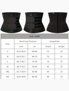Đai nịt bụng điều chỉnh 4 hàng nút cho nam | Đai nịt bụng thon gọn công sở | Đai nịt bụng nén thoáng khí | Cải thiện tư thế, sức khỏe cột sống | Hỗ trợ tập luyện, phù hợp cho tập thể dục và mặc hàng ngày | Có các màu: Xám, Màu da, Đen, Đỏ đô - màu đen - Xem 3