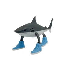 Beweegbare arm en scharnierende figuur sleutelhanger