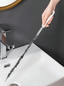 1 Brush For Removing Hair Obstructions In The Drain Of The Plumber's Sink, A Brush For Cleaning The Space Between The Shower Head And The Bathtub, A Bathroom Floor Drain Cleaner, A Flexible Brush For Cleaning The Drainage Pipes, Tools For Unclogging, Pet Hair Removal, Cleaning Accessories For Bathrooms, Kitchens, And Dressing Tables,