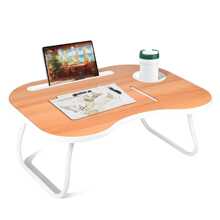 DESTINYGEARS Lap Desk For Laptop Bed Trays For Eating And Laptops Bed Table Tray Breakfast In Bed Tray With Legs Lap Trays For Adults Lap Table Laptop Stand TV Trays For Bed With Cup Holder/Drawer For Sofa/Couch On Low Sitting Floor Portable Foldable