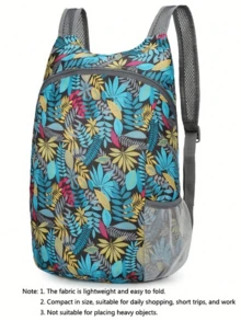 Una mochila plegable para exteriores, modelo nuevo, a prueba de salpicaduras, ultraligera, portátil para viajes y deportes, bolsa plegable, mochila para senderismo, mochila multiusos. - Multicolor - Ver 11