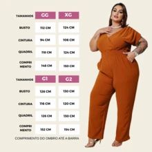 LIA ROSA Plus Size Jumpsuits - 駝色 - 查看 11