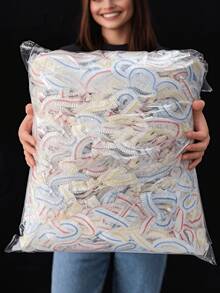 1包100个一次性保鲜膜套装和一次性浴帽套装家用保鲜碗盖PE保鲜膜