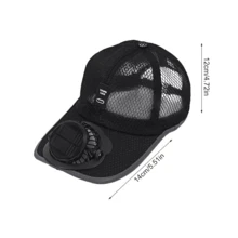 Gorra de béisbol con ventilador solar, gorra de béisbol con malla y ventilador solar, sombrero de sol ventilado con ventilador recargable por solar o USB para hombres y mujeres, adecuado para deportes al aire libre, campamento, pesca y senderismo - Multicolor - Ver 5