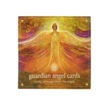 精致的天使主题肯定套装 - 奢华心形神谕卡，用于开学正念和个人成长 - 彩色 - 查看 4