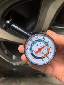 High Precision Multifunctional Car Tire Pressure Gauge - Mechanical Air Pressure Meter For Emergency Detection - Default - View 6