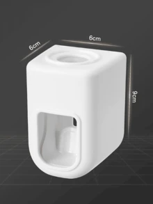 1 Wall Mounted Automatic Toothpaste Squeezer Slouchy Artifact, Bathroom Toilet Wall Without Perforations, Automatic Toothpaste Dispenser, Household Wall Mounted Toothpaste Squeezer, Simple And Slouchy Toothpaste Rack, Bathroom Accessories - Multicolor - View 4