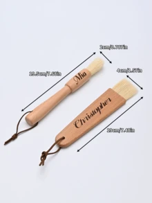 多用途厨房面包刷，羊毛刷，适用于烹饪、烘焙、烧烤。可定制专属名称，适合赠送家人、朋友或爱人