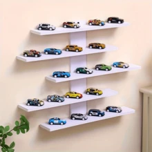 1 件壁挂式装饰搁架，现代简约风格壁架，适用于家庭卧室，可展示娃娃、人偶、盲盒 - 白色 - 查看 9