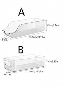 1个厨房罐头食品收纳架，适用于食品储藏室、冰箱和冷冻室，可存放罐头食品和汤类，透明可堆叠罐头分配器，厨房配件 - 透明 - 查看 4
