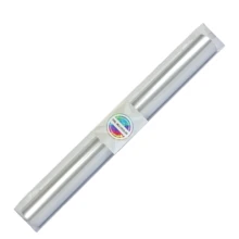 Papel Foil Plata Plateado Reactivo Toner Rollo 32cm X 3m - Plateado - Ver 3