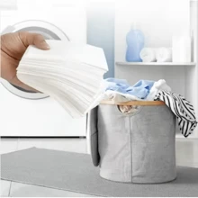 100pcs Laundry Detergent Sheets, Anti-Staining Clothing Washing Sheets, Home Supplies