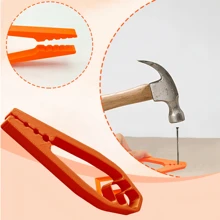 1pc/3pcs Nail Fixing Tools Portable Nail Fixing Tools Woodworking Nail Fixing Clips Nail Fixer Nail Tool Fixing Tools Woodworking Utensils Tools Nail Holder Tools Nail Fixing Tools Hammered Nail Holder Hammers Nail Holder Pliers Home Tools Aids