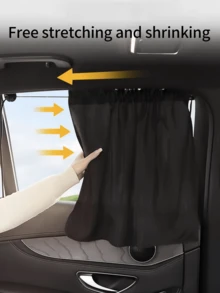 半件装婴儿汽车座椅遮阳帘，车窗吸盘侧帘，保护隐私 - 彩色 - 查看 4