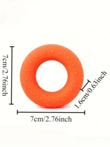 1 chiếc vòng silicon tăng cường sức mạnh cầm nắm, dụng cụ tập luyện cổ tay, vòng cầm nắm thư giãn cơ tay, dụng cụ tập luyện ngón tay chuyên nghiệp, bóng tập cầm nắm giảm căng thẳng. - Nhiều màu - Xem 5