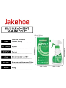 Invisible Adhesive Sealant - Multi-Purpose Invisible Sealing Glue, Waterproof Adhesive Spray - Green - View 2