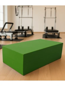 Yoga Pilates Block 10 X 20 X 7.5cm Physical Therapy Stretching Brick - 綠色 - 查看 5