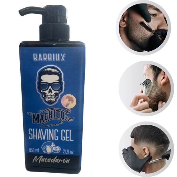 Barbiux Shaving Gel Para Afeitar Machito 650ml