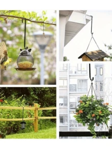 1pc-Heavy Duty Metal Door Ring Hooks,Black Home Decoration Door Hooks,Wreath Hangers For Front Door, Wreath Door Hanger,Metal Wreath Hanger For Welcome Sign Indoor Wreath Hanger, Spring Festival Wreath Decoration, Metal Hanger, Sundry Hanger, Doorway Decoration Hook, Spring Wreath, Valentine's Wreath, Easter Wreath,Halloween, Thanksgiving Day, Christmas, Autumn - Black - View 7