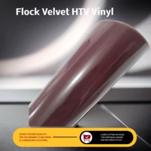 1PC Flock 3D Velvet Heat Transfer Vinyl - Multicolor - View 37