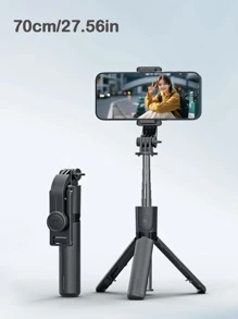 Bastone per selfie/treppiede retrattile da 170 cm/67 pollici con telecomando senza fili, compatibile con , telefoni Android, adatto per live streaming, vlog, riunioni di famiglia, feste di Natale, selfie portatili, attività all'aperto, interviste per vacanze estive, viaggi, attività all'aperto, live streaming
