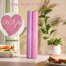 9.8 X 11.8 Inch DIY 3D Vinyl Heat Transfer Paper - 3D Texture, Easy To Cut - Multicolor - View 13