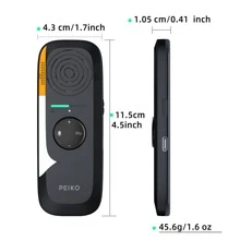 PEIKO Two-Way Portable Language Translator Device, High-Accuracy Instant Translator, 136 Languages, Online APP Voice Translation, Ideal For Travel, Business, And Learning,School Supplies,Back To School