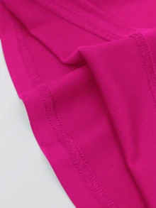 Women's High Waist Knee-Length Pencil Skirt, Fitted Stretchy Polyester Blend Office & Commute Skirt, Suitable For All Seasons