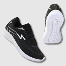 Men's Running Shoes, Lightweight, Highly Durable Cushioning, + Handbag, Shaker, Digital Watch, + Ankle Socks - 黑色\灰色 - 查看 6