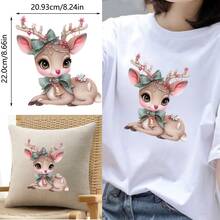 可爱熊图像热转印贴片，数码印花贴花，适用于服装、T 恤、口罩、背心、连帽衫、枕头、牛仔裤、背包和其他可洗贴纸 - 綠色 - 查看 10