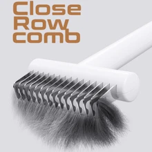 Cat Self Grooming Comb, Cat De-Shedding Tools, Undercoat Deshedding Rake, Deshedding Brush, Dog Undercoat Brush, Detangling Comb, Fur Removal Brush - Gently And Effectively Removes Loose Undercoat Hair, Suitable For Cats And Small To Medium Dogs