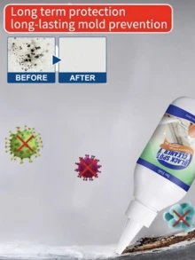 Jue-Fish JUE FISH;150g; Decontamination Gel; Easy To Apply And Not Easily Drip; Household Use; Antifungal Agent; Clean Gel; Black Spot Cleaning; Mould Removing Gel